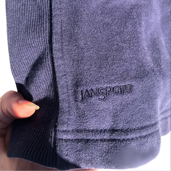 Jansport dark blue sweater / crewneck style university medium M - Picture 6 of 8